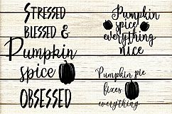 Pumpkin quotes svg cutting files | fall quotes svg cutting Product Image 4