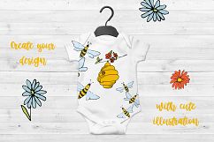 Vector Bees and Honey! Product Image 4