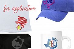 Texas Monograms SVG, JPG, PNG, DWG, CDR, EPS, AI Product Image 4