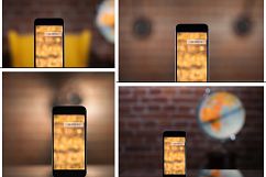 Set from 4 iPhone mockups Product Image 1