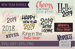 New Year Bundle | SVG DXF EPS PNG Product Image 1