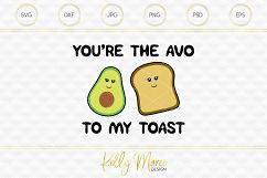 Avocado &amp; Toast SVG File Product Image 1