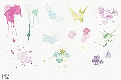 Watercolor Splatters Product Image 2