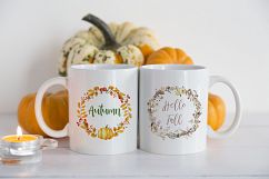 2 Mugs Mockup - Pumpkins Product Image 3
