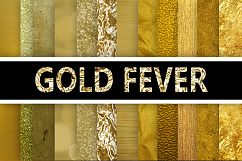 Gold Fever - Gold Digital Paper Textures Product Image 1