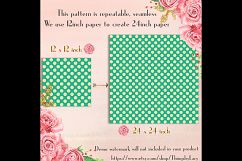10 Seamless Tropical Color Digital Papers, Polka Dot, Heart Product Image 8