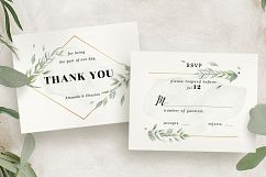 Modern Gold Foliage Wedding Suite Product Image 2