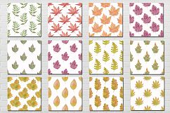 Autumn leaf fall. Watercolor. Product Image 6