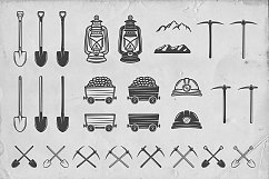 36 Vintage Mining Emblems part 1 Product Image 5