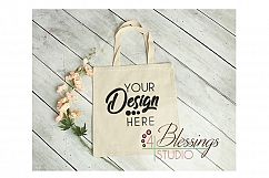 Tote Bag Mockup Canvas Tote Mockup Natural Tote Mock Up Product Image 1