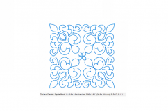 Quilt Block Stipple 13 - Machine Embroidery Design in 3 size Product Image 4