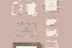 THE FLORISTRY floral collection - watercolor, line art, real Product Image 4
