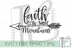Faith Can Move Mountains SVG Product Image 2
