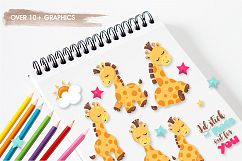 adorable giraffes graphics and illustrations Product Image 3