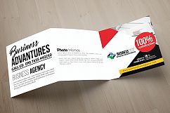 Business Dealing Square Trifold Brochure Product Image 3