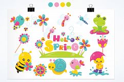 Spring Bugs graphics and illustrations Product Image 2