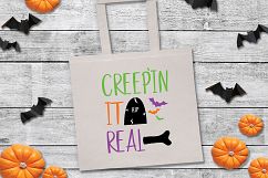 Creepin' It Real SVG Cut File - Halloween SVG EPS PNG DXF Product Image 8