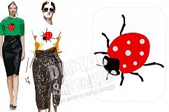 Ladybird Machine Embroidery Design Coccinellidae Ladybeetle Product Image 1