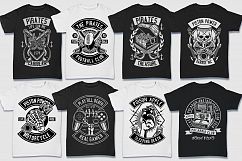 200 Vector Tshirt Designs B/W Concept Product Image 18