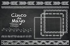 Cinco de Mayo Chalkboard Illustrations &amp; Patterns Product Image 3