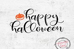 Halloween SVG Happy Halloween SVG Digital Cut File Product Image 1