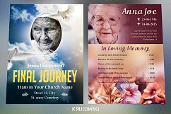Funeral Flyers Bundle Product Image 3