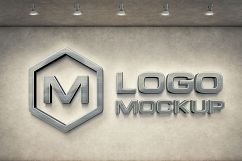 3D Logo Mock-up Bundle Product Image 9