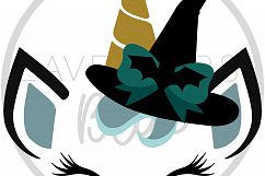 Halloween Unicorn Witches Bundle SVG | Spooky, Cute Product Image 2