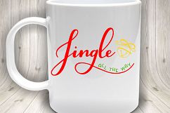 Jingle all the way SVG / Christmas SVG Product Image 4