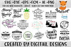 Motivation Bundle 17 SVG - png - eps - dxf - ai - fcm - Product Image 1