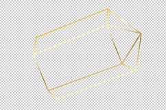 Vector Set of Luxury Golden Crystal Shapes Product Image 2