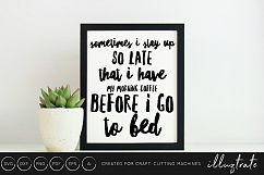 Life is too short for bad coffee SVG Cut File / DXF / PNG Product Image 5