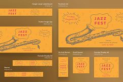 Jazz Music Jazz Festival Design Templates Bundle Product Image 12