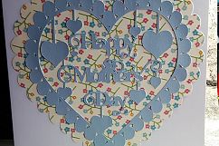 Happy Mother&#039;s Day with hearts papercutting template Product Image 5