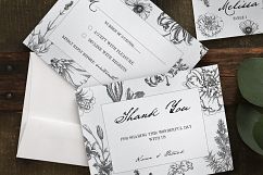 Botanical Wedding Invitation Suite Product Image 3