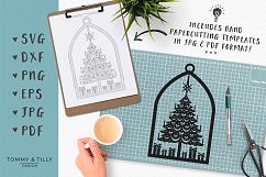 Hanging Christmas Tree - SVG EPS DXF PNG PDF JPG Cut File Product Image 3