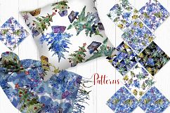 Trees Christmas PNG watercolor set Product Image 7