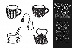 Tea SVG, Coffee SVG, Cake SVG, Tea quote SVG, Coffee Quote SVG, SVG Cut Files Product Image 5