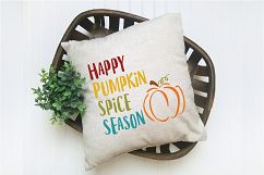 Happy Pumpkin Spice Season SVG - Fall SVG Cut File - DXF EPS Product Image 4