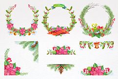 Christmas. Watercolor illustrations. Product Image 7