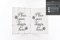 A5 A6 Open Greeting Card Mock up flatlay Product Image 2