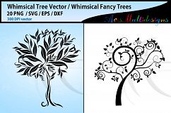 whimsical tree SVG / whimsical tree silhouettes svg bundle Product Image 2