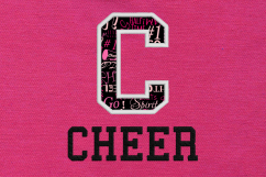 Sports Initials Applique Embroidery Design Bundle Product Image 4