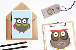 Owl Hoots graphics and illustrations Product Image 4