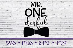 Mr Onederful, Onederful Svg, First Birthday, First Birthday Product Image 1