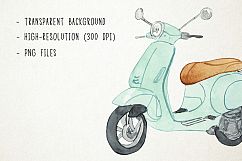 Watercolor Italy Clipart, Italy Clip Art, Italia Clipart Product Image 3