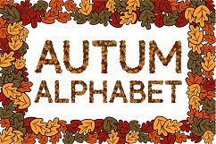 Autum Alphabet- SVG Bundle Product Image 1