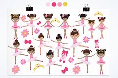 Dancing Ballerinas graphics and illustrations Product Image 2