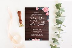 Rustic Wooden Wedding Template Suite Product Image 4