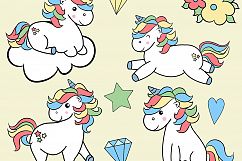 Unicorns clipart Product Image 2